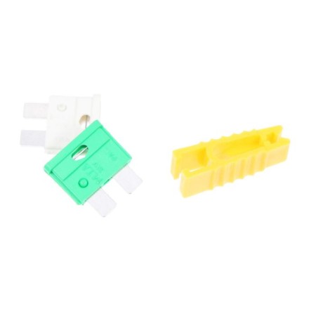 Set of flag fuses M5 standard, 10 pcs, with tweezers-1