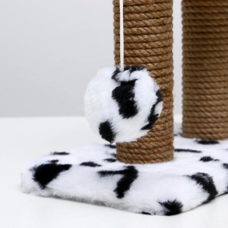 Clog for kittens double, 30 x 20 x 34 cm, jute, Dalmatian-4