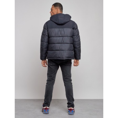 Sports male winter, size 60, dark blue color-3