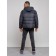 Sports male winter, size 60, dark blue color