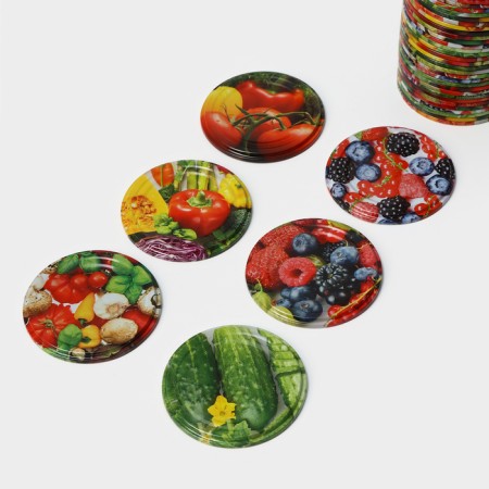Komfi canning “Kaleidoscope”, SKO-82 mm, metal, varnish, packaging 50 pcs-2