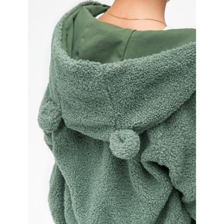 Children's sweatshirt Amarobaby Bear, height 116 cm, green color-25