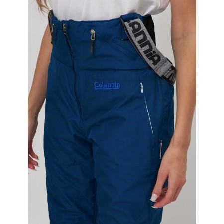 Ski-loving pants, size 42, dark blue color-15