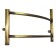 Water towel Domoterm "Calipso", P5, 5 crossbars, 500 x 500 mm, bronze