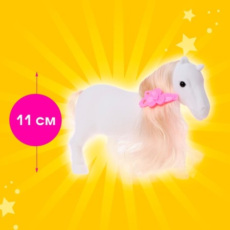 Toy "Pony" with a doll, with accessories-2