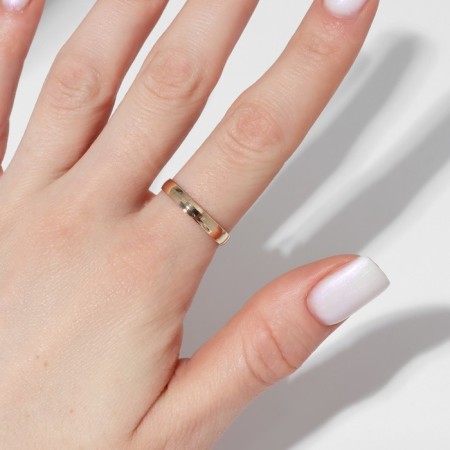 Write ring "Classic", color pink gold, size 17-1