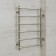 Terminus heated towel rail "Quint" P6, 500x800 mm, side connection, chrome