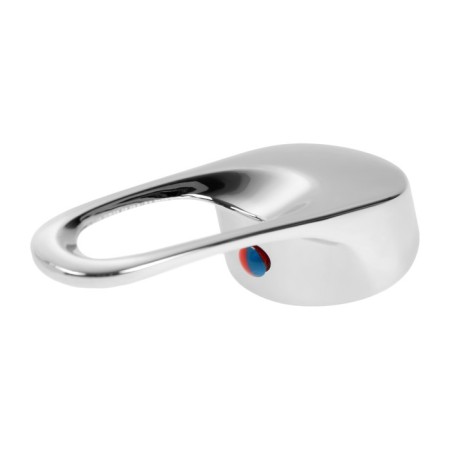 Zein mixer handle, under a cartridge of 40 mm, zinc, chromium color