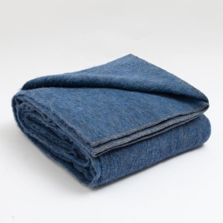 Half -haired blanket 140x205cm, plain mix, 500 g/m