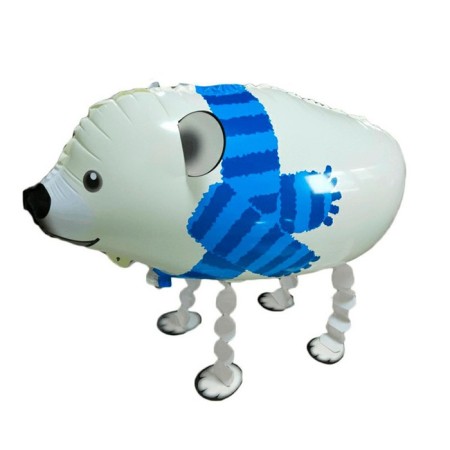 Foil ball 25 "White Bear", on the legs
