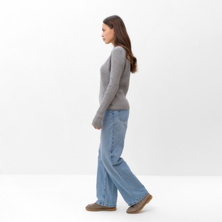 Jumper with V Gorlovina Mist, p. 48-50, gray-2