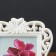 Photo frame plastic 10x15 cm "Figure" white 22x16 cm