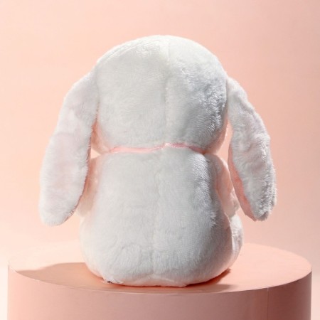 Soft toy "Bunny La Pu-la", white color, 20 cm-3