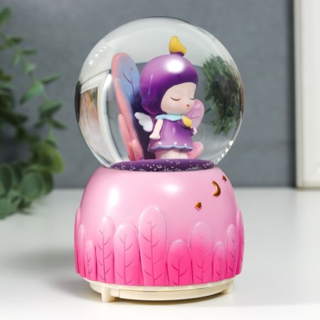 Souvenir Polystone Water Ball Light, Music "Baby - Seasons Spring/Summer" MIX 9x6x6 cm 78172-3