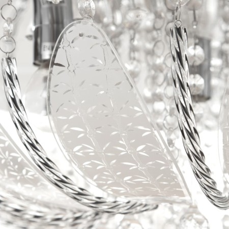 Chandelier 55722/600 CR chrome 8x40W E14 LED-RBP PDU 60x60x27cm-18