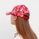 Minaku cap with inscriptions, red color, rr 58