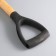 Tourist shovel "Master K" Otkov, 67 cm, black, tree