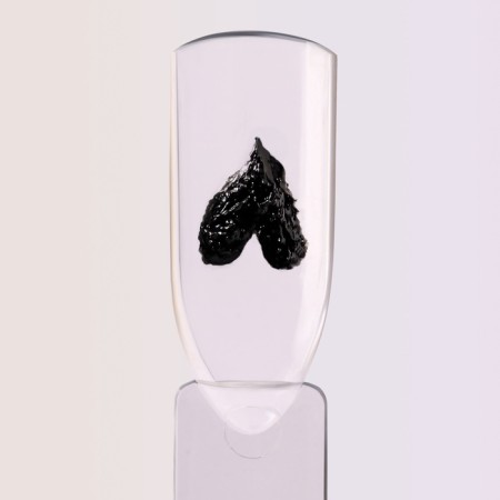 Nail gel, gypsum, textured, 8 ml, LED/UV, black-4