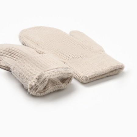 Baby mittens minku, beige color, 18 cm-2
