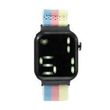 Electronic watch watches with textile strap