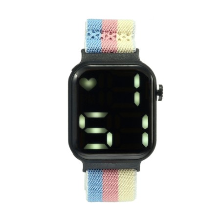 Electronic watch watches with textile strap