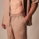 Male home -made suit (short sleeve and shorts) SL Home p. L, coffee