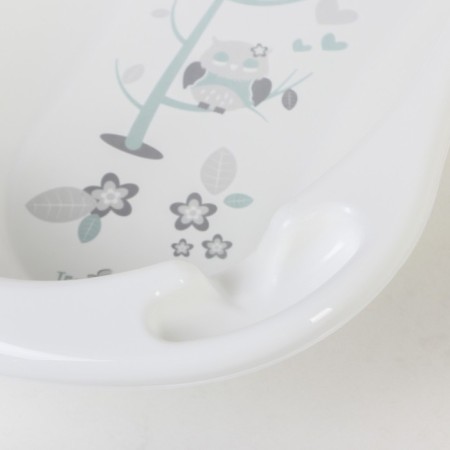 Children's bath "Owls" 86 cm, white color-3