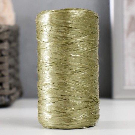 Gingerbread for manual knitting 100% polypropylene 200m/50g. (08 olivka)