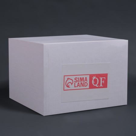 Organizer for storage "Mountains", with a lid, glass, with a mirror -bottom, 1 section, 12 × 12 × 7 cm, the color is transparent/copper-11