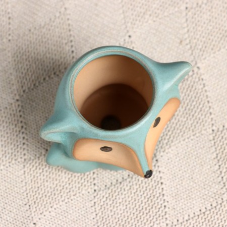 Pot "Fred Fred" Biryuzovaya, 8x9x9cm-4