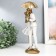 Polystone souvenir "In love pair under an umbrella in the wind" 8x12.5x25.5 cm