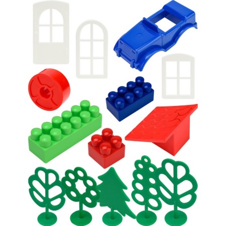 Designer "Little Builder", 40 elements, in the package-1