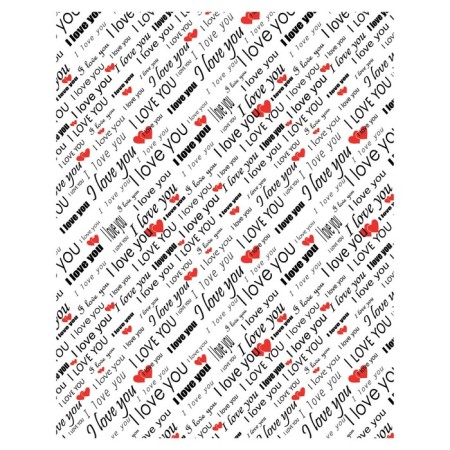 Pillow Roller "I love you, decorative, size 16x45 cm-1