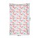 Decorative panel with photo printing "Multi -colored hearts", vertical, size 100x150 cm