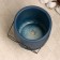 Kashpo "The pot that survived" 14x14x13cm, blue