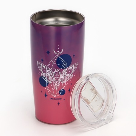 Thermal engine metal "Moth", 550 ml, retains the heat of 4 hours-2