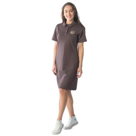 Dress-field female, size 50, brown color-2