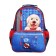 School backpack, 37 x 26 x 13 cm, ergonomic back, calligrata orth "puppy on jeans", blue