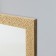 Wall mirror, in the baguette, light gold, 60x70 cm