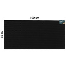 Rug EVA Universal Grand Caratt, honeycombs 140 x 66 cm, black