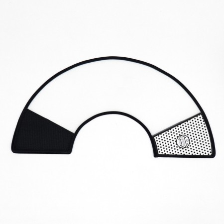 Veterinary collar No. 6, neck rings 19-22 cm, height 11 cm, black-5