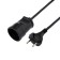 Extension cord on the Proconnect frame PVS 2x0.75, 30 m, b/s, 6 a, 1300 watts, IP20, black (made in Ros