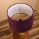 Luminaire "Stout" Lilac/golden 1x40W, E27, 40x40x70 cm