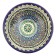 Buditsa Rishtan ceramics "Patterns", 23 cm, mix