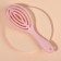 The comb is massage, for drying hair, 7.5 × 23.5 cm, pink color