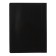 A4 180 μm folder, Erichkrause "Diamond Total Black", with embossing, transparent top, black