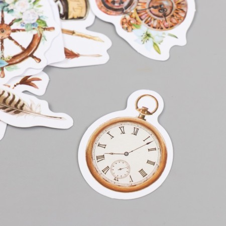 Stickers for creativity "Vintage objects" set of 46 pcs 6.4x4.4x1.1 cm-1
