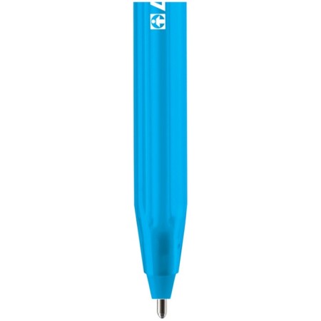 Ballpoint handle Luxor Inkglide 100 ICY Blue, 0.7mm, Tripart, Assorted Corps 16700/50 TUB-3