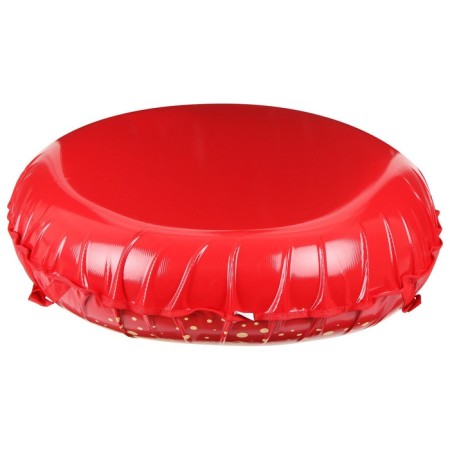 Tubing-vatrushka "Wreath", Czech diameter 107 cm, awning/tent, red color-4