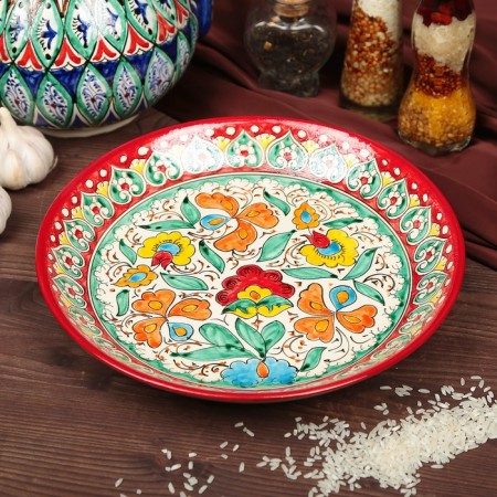 Largan Rishtan ceramics "Turkish pattern" 24.5 cm